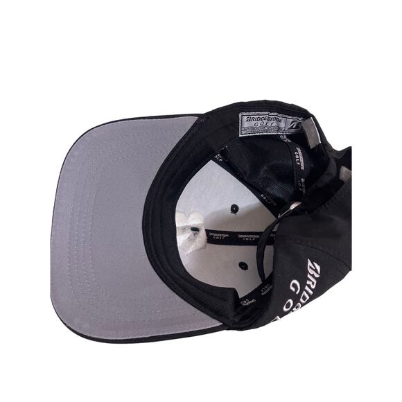 Bridgestone Golf Tour B Relax Black Adjustable Golf Hat Baseball Cap - Picture 3 of 5